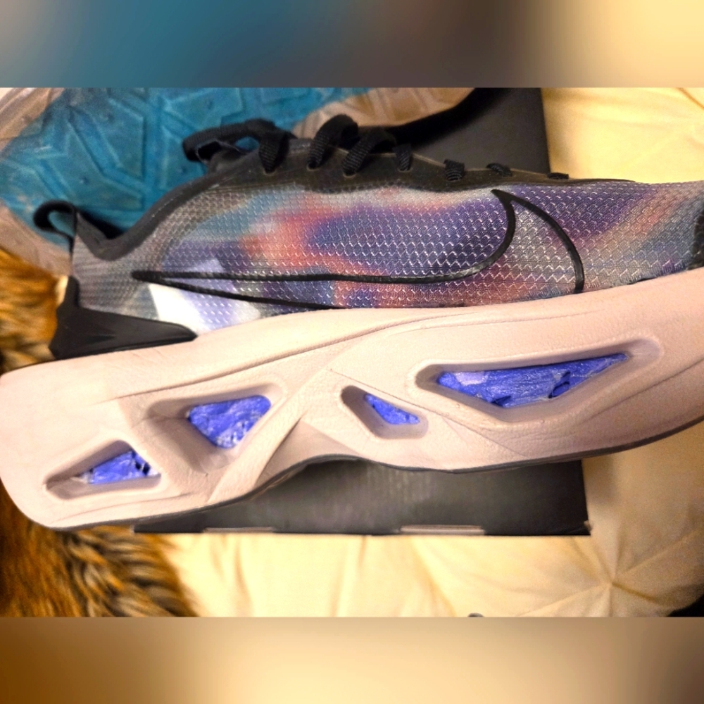 Nike Women’s Multicolor Black Purple Blue Sneakers - Picture 3 of 8